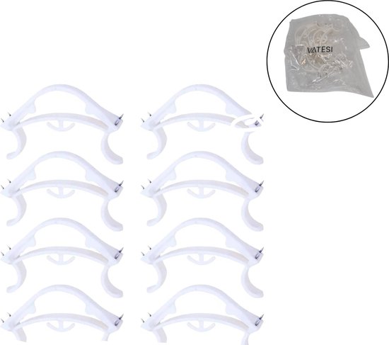 Clips de guirlande pour Guirlandes et drapeaux suspendues - Décoration d'anniversaire - Clips d'angle - Paquet de 8