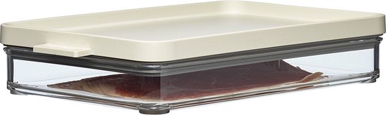 Mepal Omnia vleeswarendoos - 500 ml 1-laags - Vershouddoos - Nordic white van Mepal — afbeelding 2