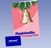 Jinglebellie Mozzarellie kerstkaart + bol cadeaubon twv 6,90
