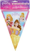 Disney Princess - Vlaggenlijn - Slinger - 4.3M - enkelzijdig bedrukt - aurora - belle - assepoester - rapunzel - ariël - Jasmine - Prinsessen - verjaadag - feest - party
