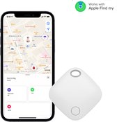 TKMARS Bluetooth Tracker - Bluetooth-Sleutelzoeker - Huisdier GPS - Baggage Traceren - Geschikt voor iOS "Zoek Mijn" - Wit