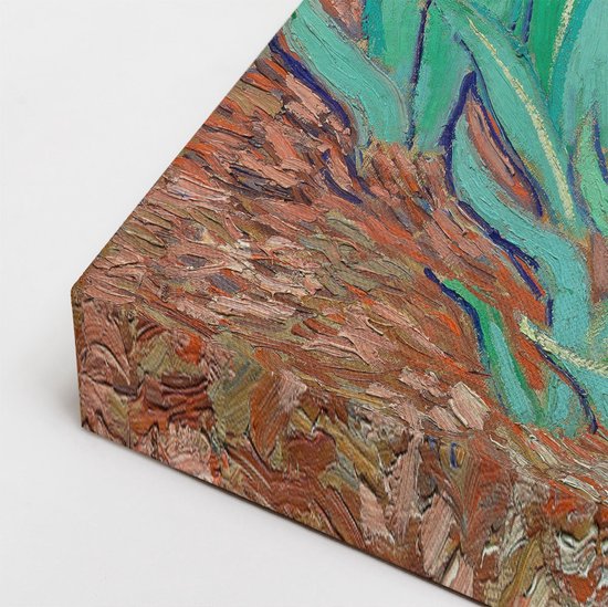 Artaza Peinture sur toile Diptyque Iris - Vincent van Gogh - 120x80 - Photo sur toile - Impression sur toile