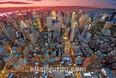 Manhattan, New York | Houten Legpuzzel | 1000 Stukjes | King of Puzzel | 59 x 44 cm