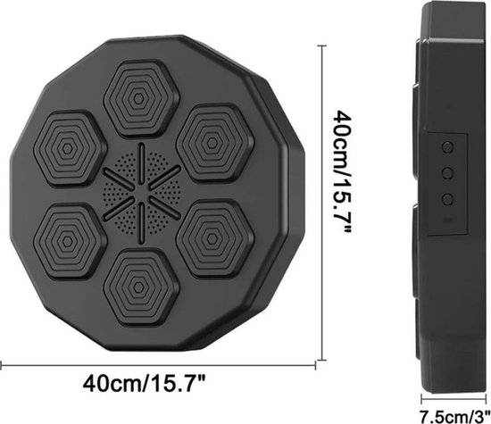 Slimme Bluetooth Muziek Boksmachine Met Handschoenen 9 Snelheidsmodi Voor Volwassenen Kinderen Training Fitness Interactieve Oefening