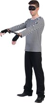 ESPA - Mime T-shirt met lange mouwen voor volwassenen - Zwart - XXL