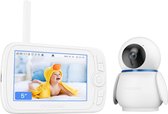 Proscenic BM300 - Babyfoon avec caméra et moniteur - 1080p - HD