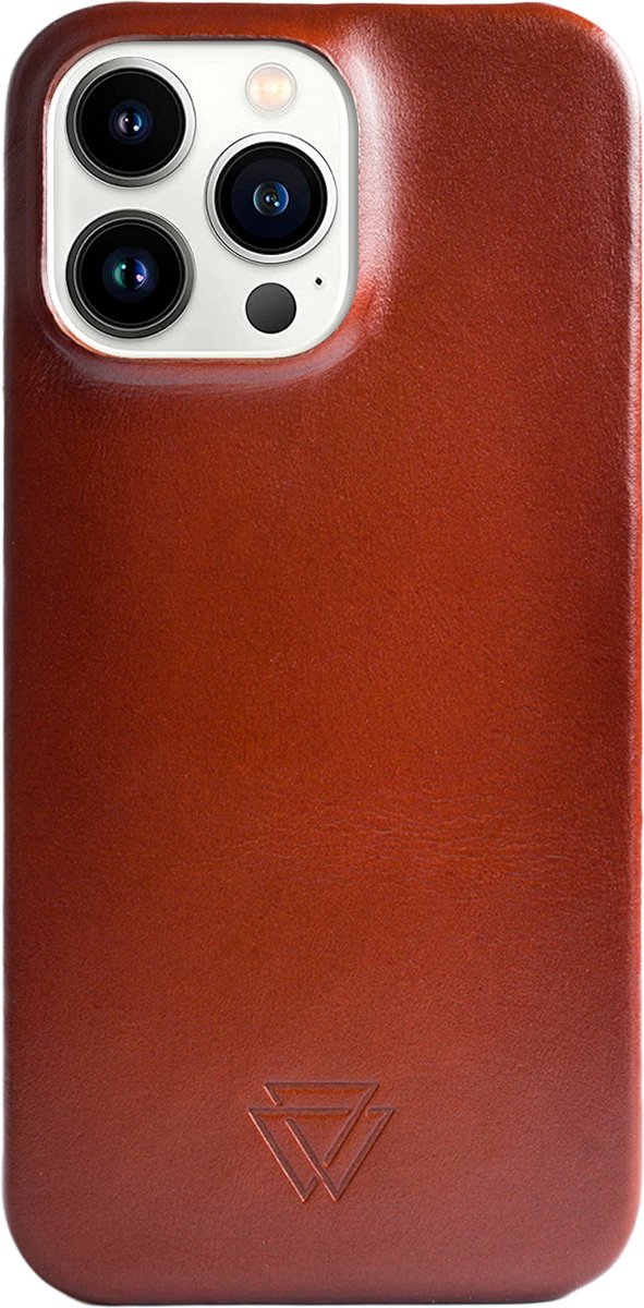 Wachikopa Hoesje Geschikt voor iPhone 13 Pro - Wachikopa Full Wrap Backcover - bruin