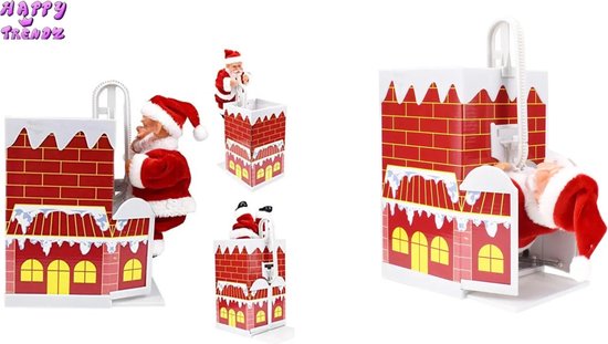 Zingen Dansende Kerstman, Kerstmis Omgekeerd Roterende Kerstman Xmas Elektrische Muzikale Poppen Elektrisch Pluche Speelgoed Ornamenten Kerst Voor Kinderen