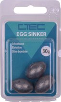 C-Tec Schuiflood Egg Sinker - Maat : 7gr