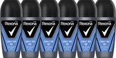 Rexona Men Cobalt Dry Deodorant Man - Roll On - 6 x 50ml - Deo Heren
