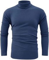 Heren Turtleneck Top Slim Fit Solid Base Dun Sweater Casual Lange Mouwen Ondergoed Tops Male Cozy Blouse T-Shirt