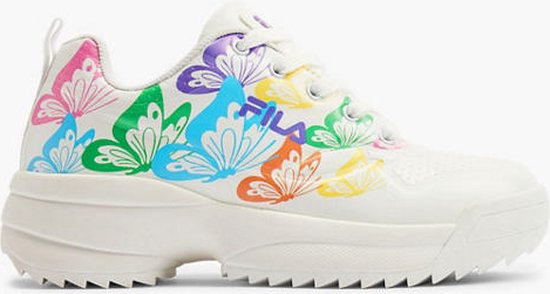 Fila Witte chunky sneaker vlinders