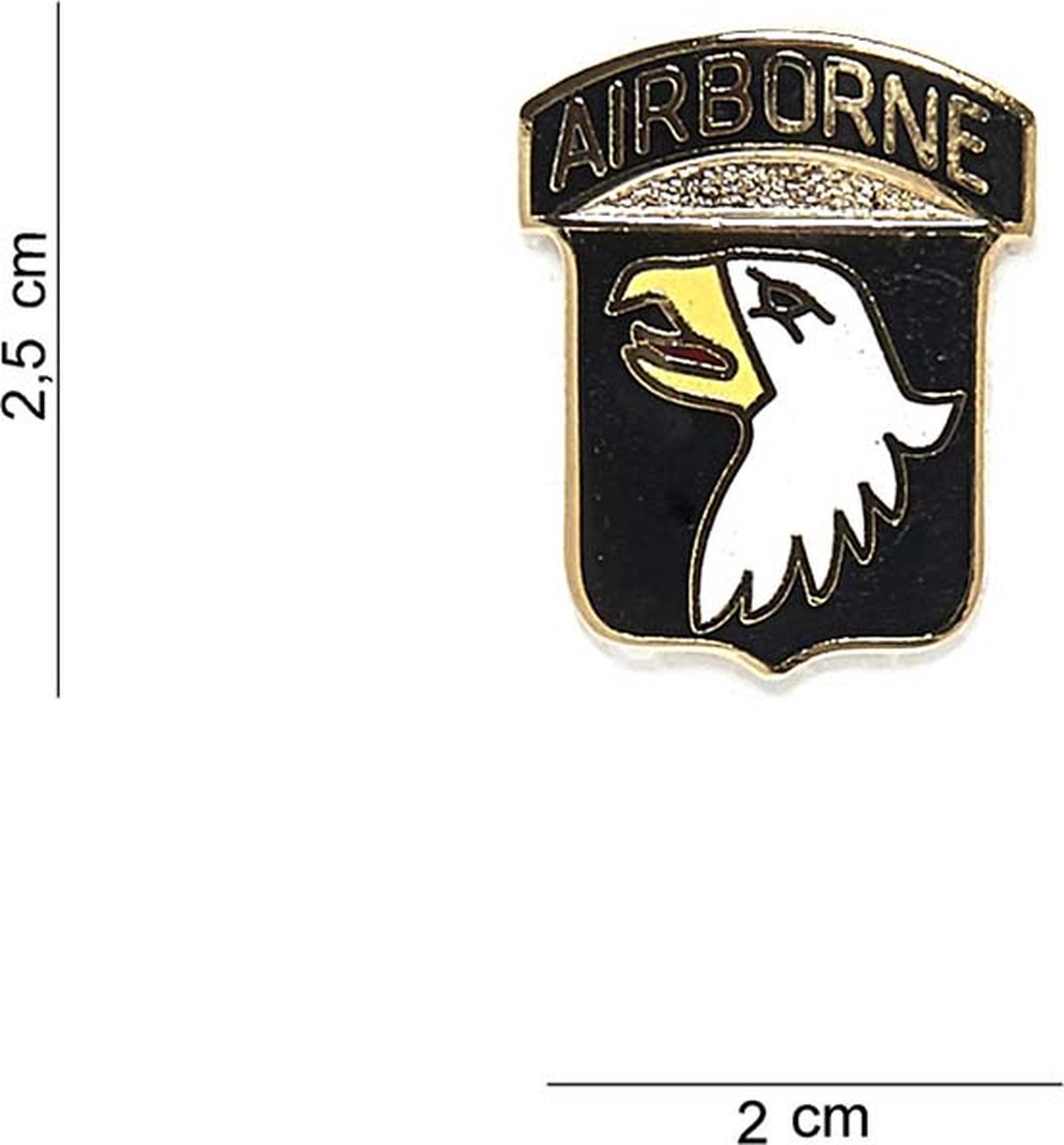 Embleem metaal 101st Airborne US pin