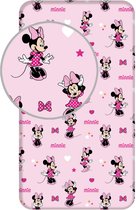 Minnie Mouse Hoeslaken - Eenpersoons - 90x200 cm - Roze