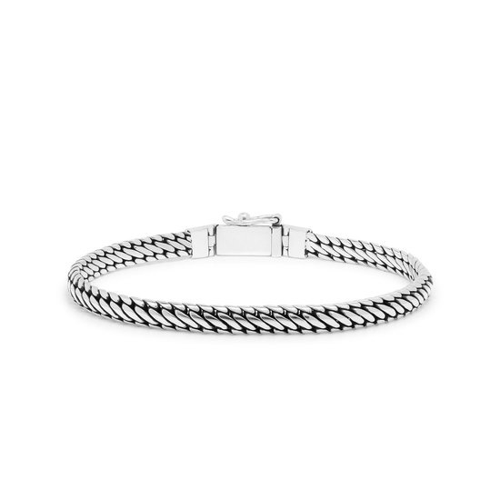 SILK Jewellery - Zilveren Armband - Bold - 698.22 - Maat 22,0