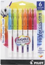 Pilot Frixion - Colors Bold Point Erasable Marker Pen 6 stuks - FRX44154