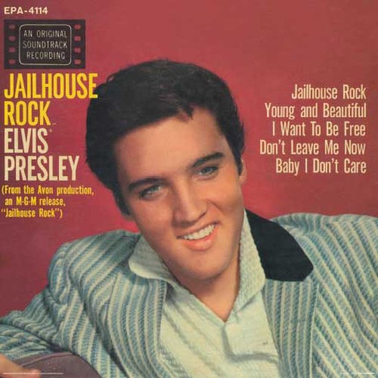 Elvis Presley Jailhouse Rock Album Cover 30.5x30.5cm