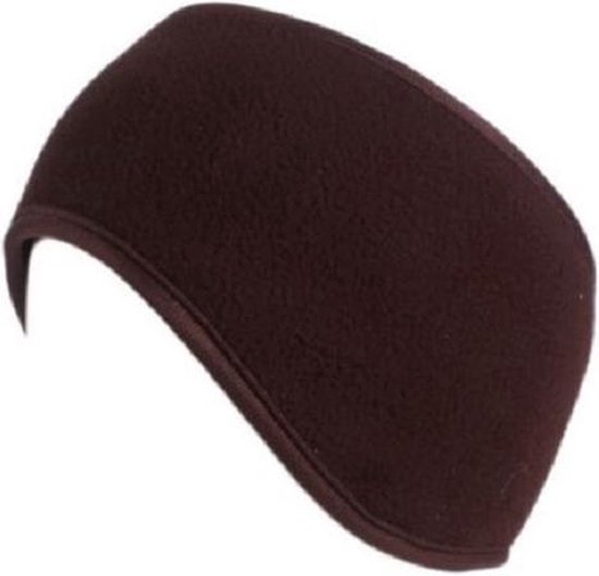 CHPN - Haarband - Hoofdband - Oorwarmer - Bruin - Hippe haarband - Hippe hoofdband - Haaraccessoire - Fleeceband - Winteraccessoire - Sportband