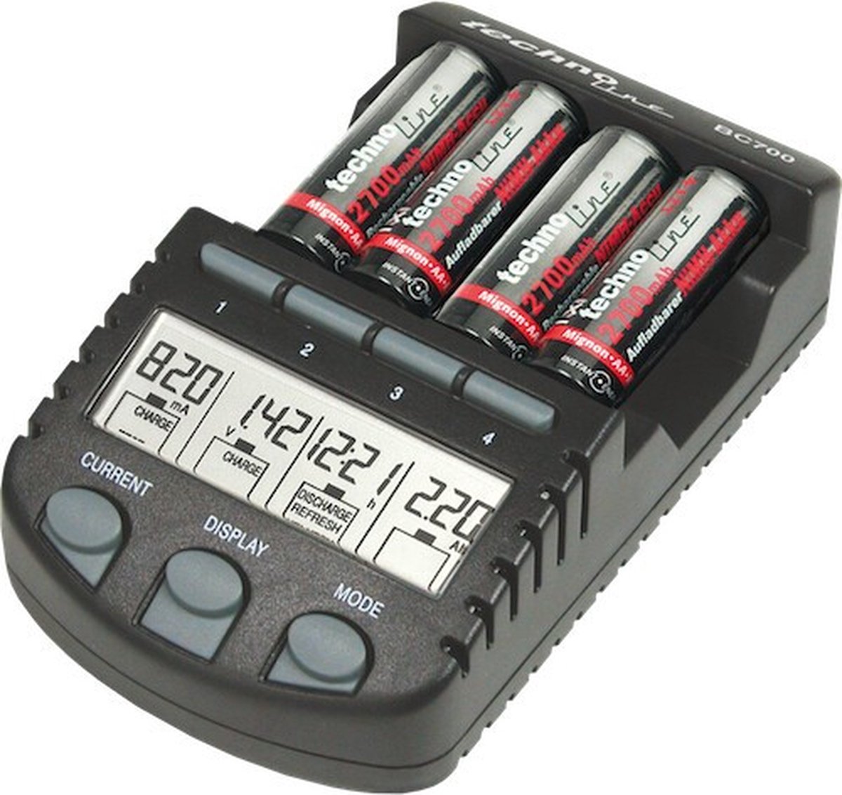Technoline BC 700 Zaklantaarnbatterij AC