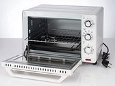 Bol.com Mini Oven Vrijstaand - Kleine Oven - Wit - 24L aanbieding