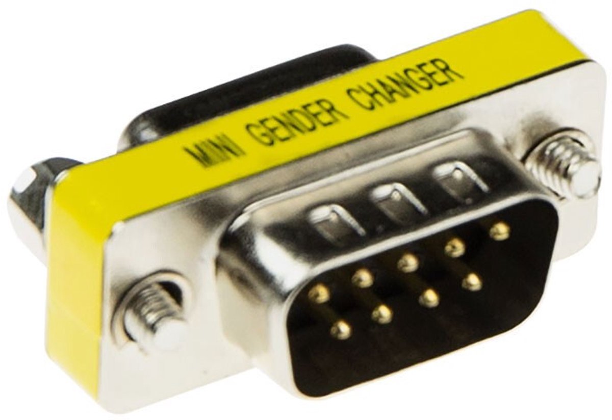 Image of ACT D-sub Adapter 9 polig male naar 9 polig female AB9023
