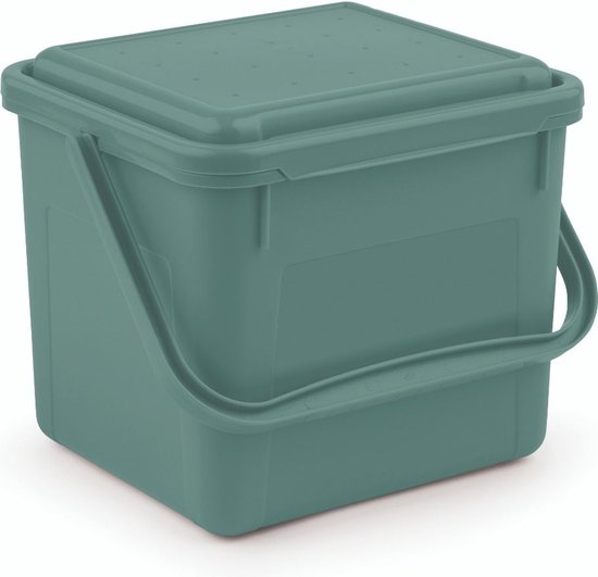 Rotho - groenafvalemmer - compostbak - 5 l bio - groen | bol