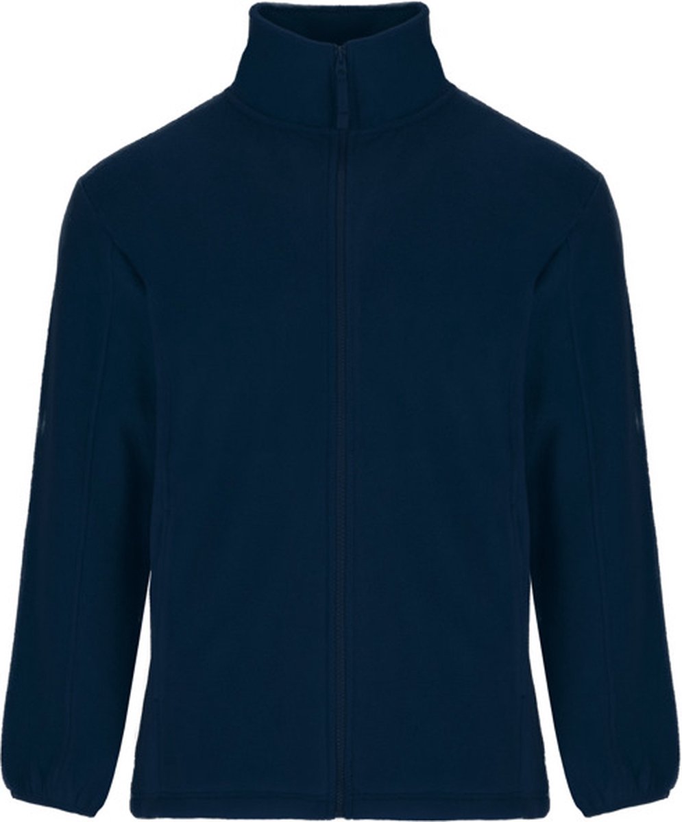 Donker Premium Fleece unisex vest Roly Artic Blauw