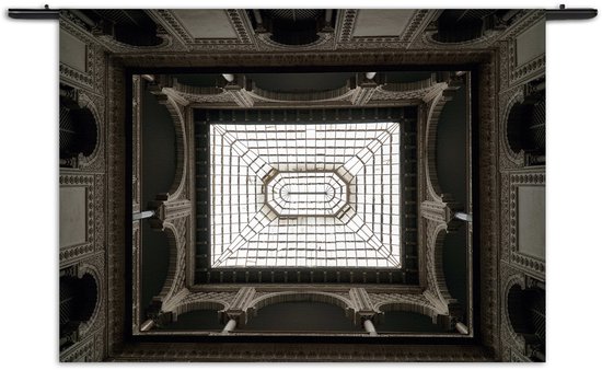 Velours Wandkleed Koninklijk Paleis van Sevilla Dak Rechthoek Horizontaal XXXL (150 X 210 CM) - Wandkleden - Met roedes