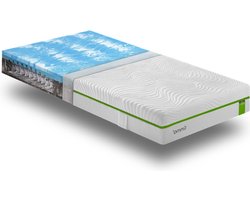 Emma Smart Medium Hybrid koudschuim pocketvering matras 180 x 200 cm
