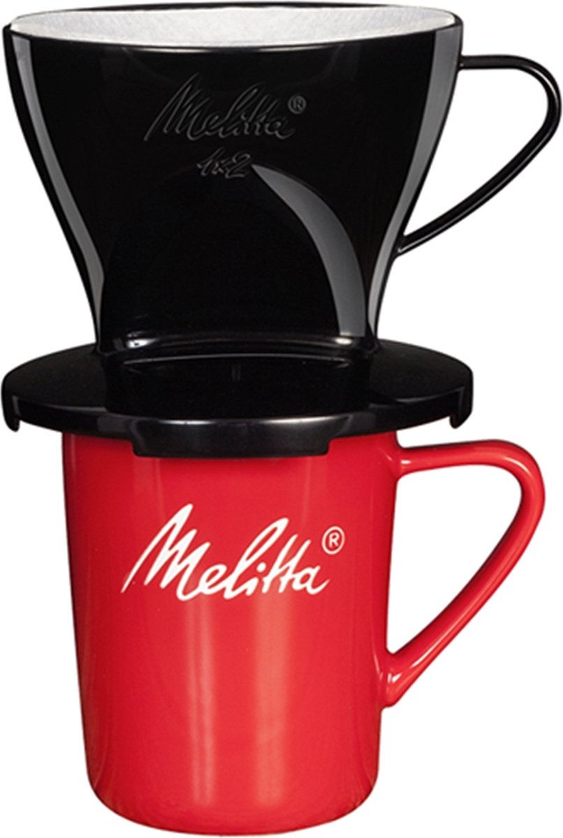 MELITTA - Mug+opzetfilter Standard 1x2 Zwart - 6761197