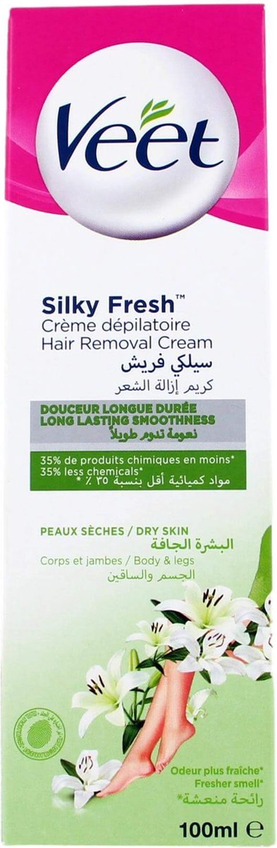 Goedkoopste Veet Silky Fresh Hair Removal Cream - 100 ml (voor droge huid