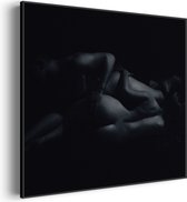 Akoestisch Schilderij De Sexy Orgie Artwork Vierkant Pro XL (100X100) - Akoestisch paneel - Akoestische Panelen - Akoestische wanddecoratie - Akoestisch wandpaneel