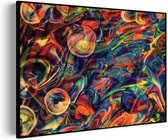 Tableau Acoustique Colorfull Art Design Rectangle Horizontal Basic XL (120 x 86 CM) - Panneau acoustique - Panneaux acoustiques - Décoration murale acoustique - Panneau mural acoustique