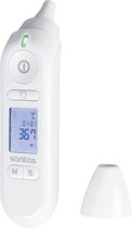 Bol.com SANITAS® digitale oorthermometer - koortsthermometer - thermometer lichaam - thermometer baby - thermometer oor en voorh... aanbieding