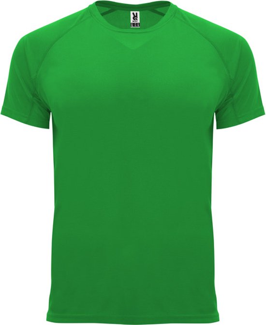 Varengroen Unisex Sportshirt korte mouwen Bahrain merk Roly maat XXL