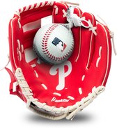 Franklin 9,5 Inch Youth MLB Glove and Ball Set Team Phillies