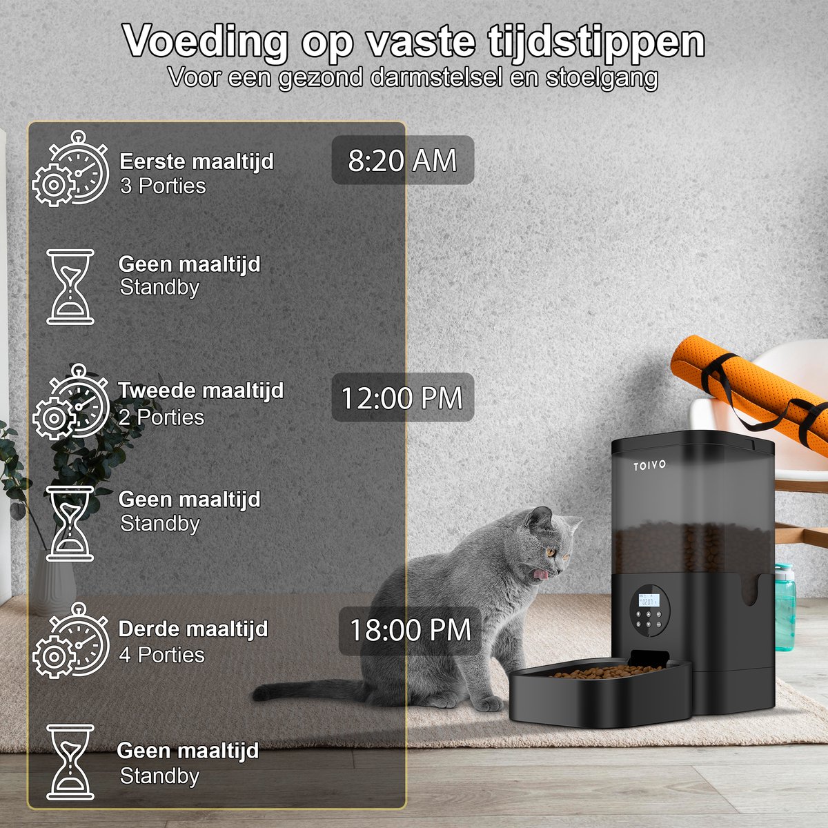 Kattenvoerautomaat voor uw huisdier