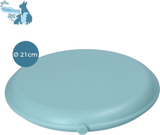 CoolPets Ice Disc – Ø 21cm – Koelelement voor kleine huisdieren – Verkoeling voor Hond – Verkoelend voor Kat - Ideaal voor Knaagdieren – Rond