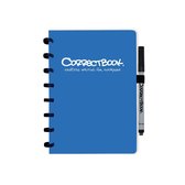 Correctbook Original A5 - Blauw - gelinieerde pagina's - Uitwisbaar / Whiteboard Notitieboek