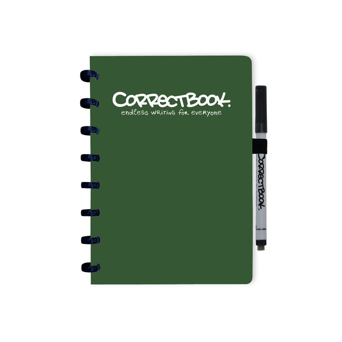 Correctbook Original Forest Green blanco - Uitwisbaar / Whiteboard Notitieboek