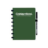 Correctbook Original Forest Green blanco - Uitwisbaar / Whiteboard Notitieboek