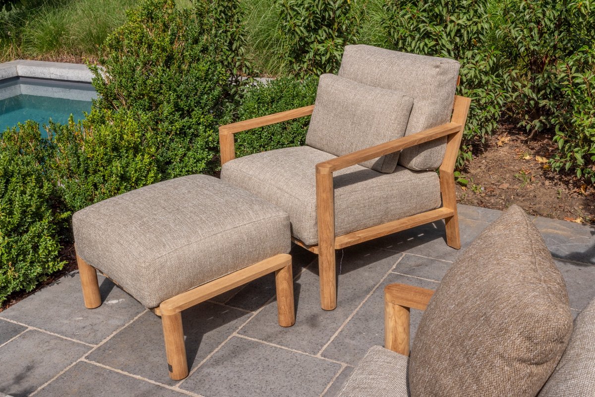 4 Seasons Outdoor Lucas voetenbank - teakhout