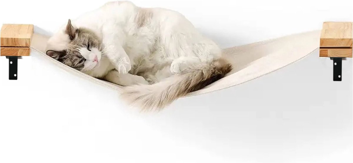 Bol.com Trend24 - Katten klimmuur - Hangmat kat - Kattenhangmat - Klimmuur kat - Katten klim wand - Katten wandmeubel - Katten m... aanbieding