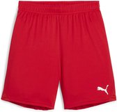 PUMA teamGOAL Shorts Jr Pantalon de sport unisexe - Puma Red-Puma Wit - Taille 164