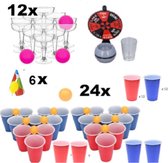 Drankspel - drank spelletjes - Beer pong - Prosecco Pong - Partyspellen - Shotglazen - Rad van Fortuin - Rad van Shots