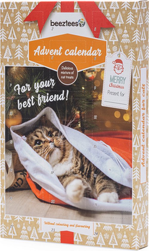Beeztees Kerst Adventskalender Kat Miauw