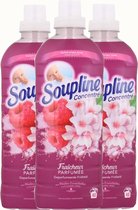 Soupline Wasverzachter - Framboos & Bloemen - 3x40 Wasbeurten - Voordeelverpakking