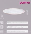 Specificaties van Palmer bord: 28,5 cm diameter, 1076 gram, vaatwasser- en magnetronbestendig, hittebestendig tot 220°C.