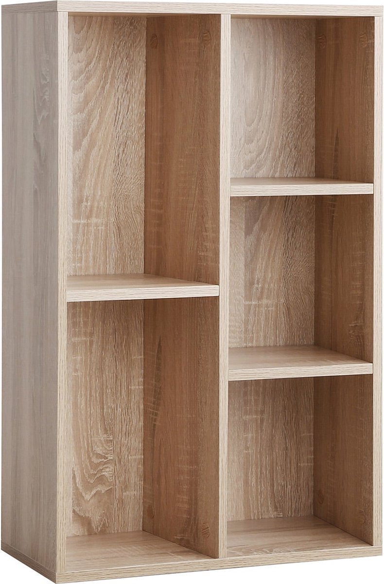 Nancy's Boekenkast Met 5 Planken - 80CM Archiefkast - Kast