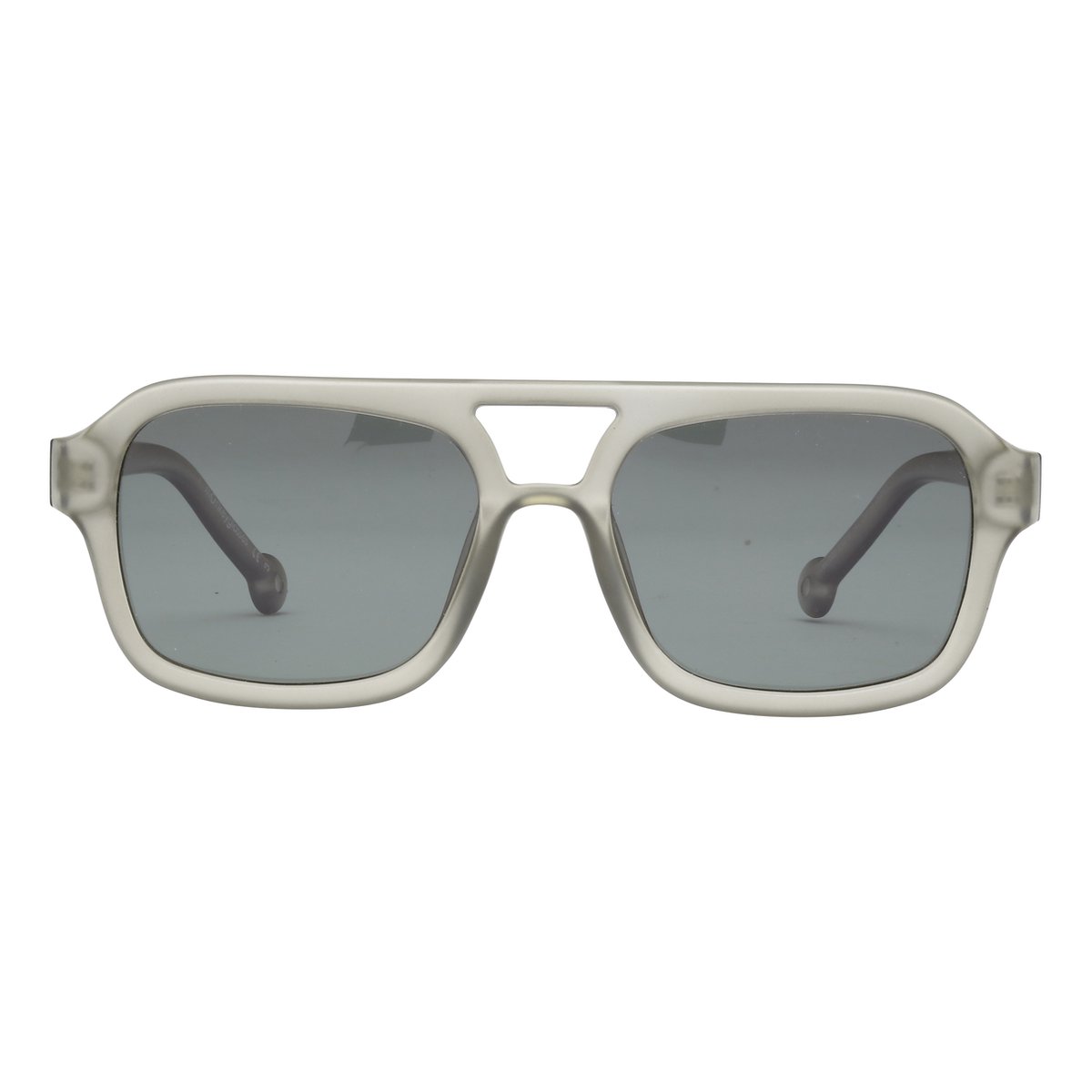 ™Monkeyglasses Alsace 01 Matt grey Sun - Zonnebril - 100% UV bescherming - Danish Design - 100% Upcycled